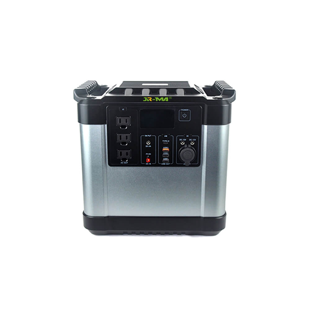 2000W Portable Power Station For Outdoor Camping, With AC 110V 220V Output USB Output Type-C Socket
